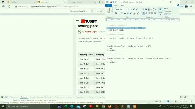 How to Create a Table like WordPress in Blogger Post? | How to Add Stylish Table in Blogger Post? смотреть онлайн