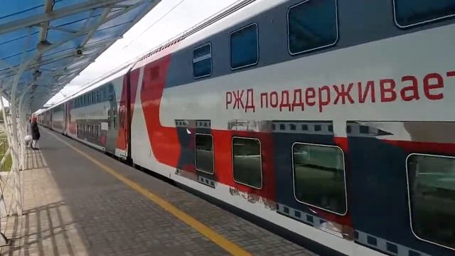 ЭП20-042 с поездом №24 Москва-Казань, ст.Юдино смотреть онлайн