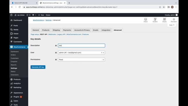 How to generate Woocommerce API Key for your mobile app. смотреть онлайн