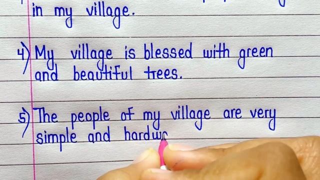 10 lines on my village in english || My village essay in english 10 lines смотреть онлайн