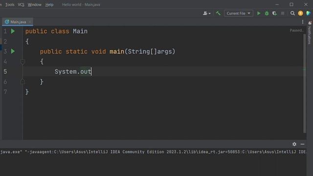 Hello World print করার কোড। programming in java #javascript смотреть онлайн