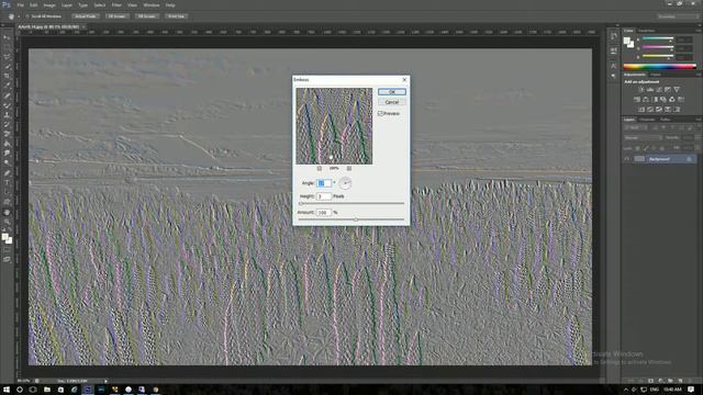 Emboss Filter in Photoshop смотреть онлайн