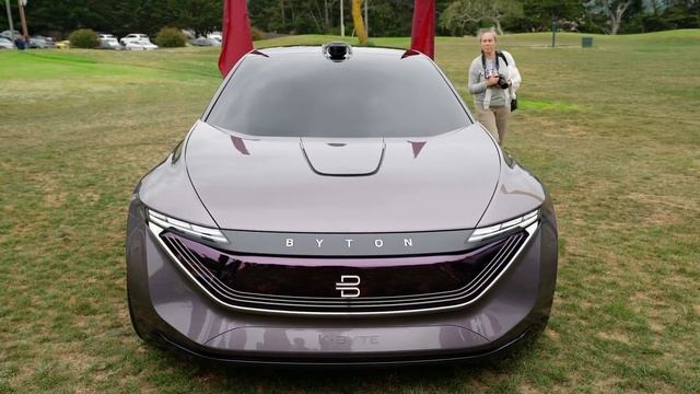 BYTON K-Byte at Pebble Beach Concours d'Elegance 2018 смотреть онлайн
