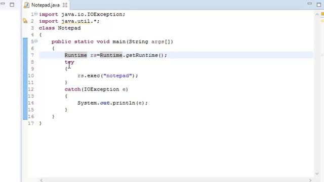 A Simple Java Code To Open Notepad | Learn Java Tricks | Java Technocrat [Hindi] смотреть онлайн