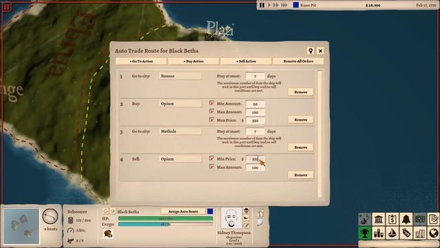 Winds of Trade Lets Play - Automated Trading and Pirates смотреть онлайн