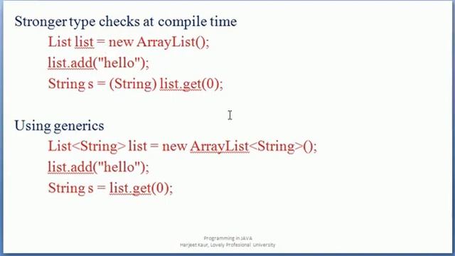 Generics Part I смотреть онлайн