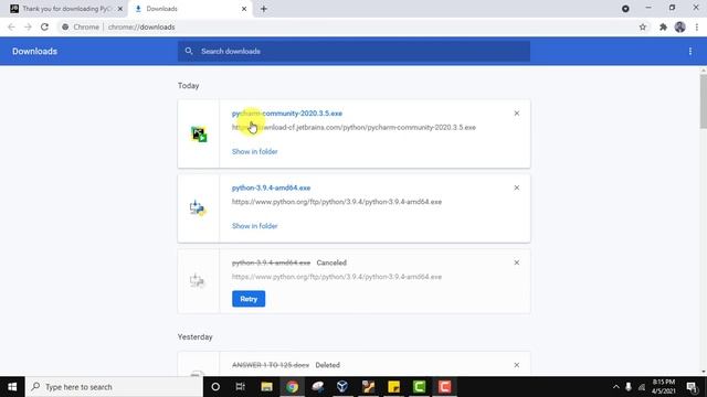 How to install Python 3.9.4, Pip, and PyCharm IDE on Windows 10 смотреть онлайн