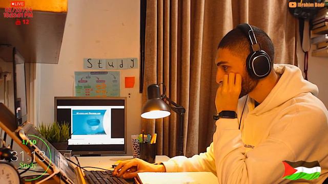 study with me 3 hours pomodoro ذاكر معي🍉📚 смотреть онлайн