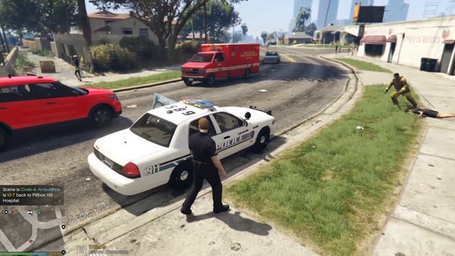 GTA 5 LSPDFR SP #184 - Mirror Park Shootout смотреть онлайн