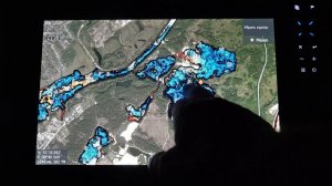 Карта глубин Матырское вдхр.  Липецкая область