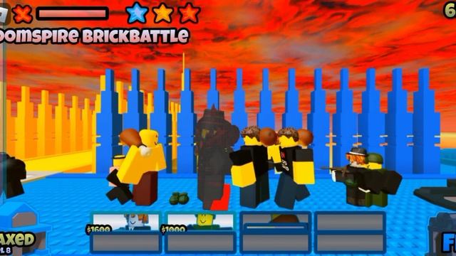 Beating 3 Star DoomBringer With 3 UNITS! | The Battle Bricks {ROBLOX}