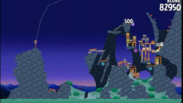Angry Birds Rio Rocket Rumble Уровень за 15 Перьев - Прохождение на 3 Звезды - 3 Star Walkthrough смотреть онлайн