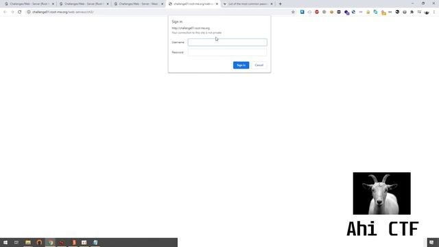 Weak password | Web - Server | Root Me смотреть онлайн