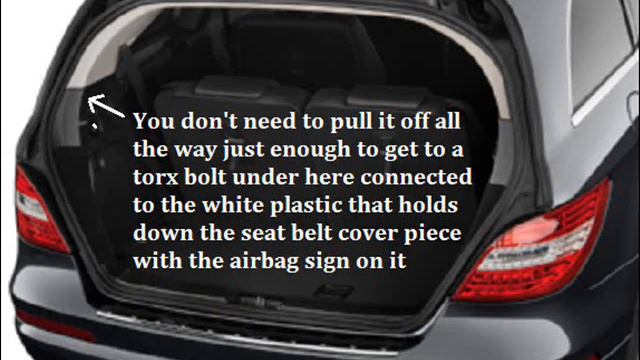 Mercedes W251 R350 Hatch Strut Replacement