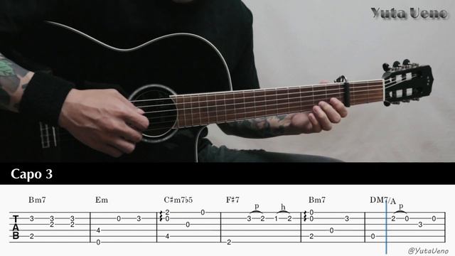Merry-Go-Round of Life - Howl's Moving Castle - Fingerstyle Guitar TAB Chords смотреть онлайн