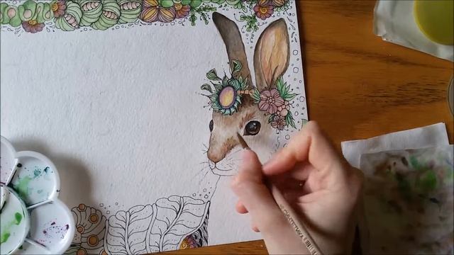 Best watercolor rabbit / Как нарисовать зайца акварелью смотреть онлайн