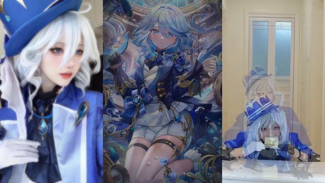 Best Furina Cosplay Ever | Genshin Cosplay Battle Dance | Douyin Cosplay | Rainbow Cosplay#1