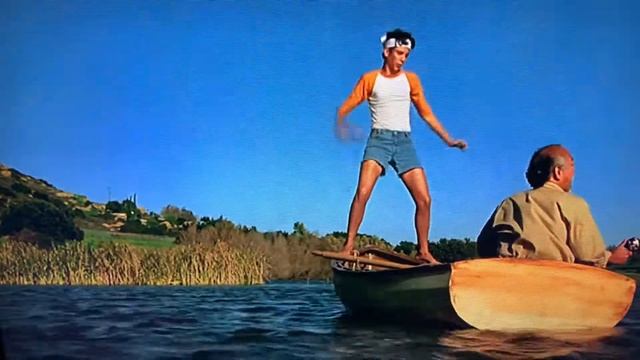 Mr. Miyagi laughing The Karate Kid (1984) смотреть онлайн