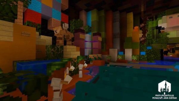 "it's a small world" Minecraft | Magic Kingdom | MCParks