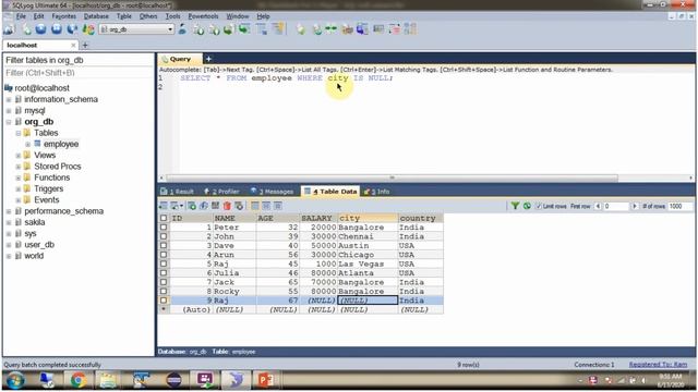 What is NULL values in SQL? | SQL Tutorial For Beginners | Learn SQL смотреть онлайн