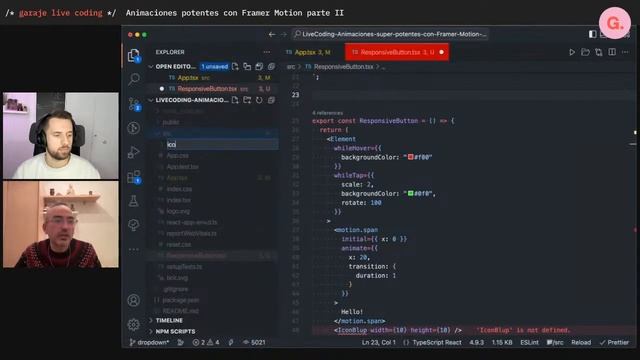 Animaciones avanzadas con Framer Motion смотреть онлайн