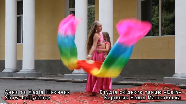 Анна и Мария Никончик шоу-Bellydance Студия восточного танца "Эсин" смотреть онлайн