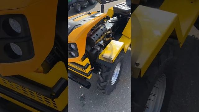 Новинка! Дизель, полный привод, 14л.с. Переломка, НЕДОРОГО! #обзор #минитрактор #трактор #гарденсто смотреть онлайн