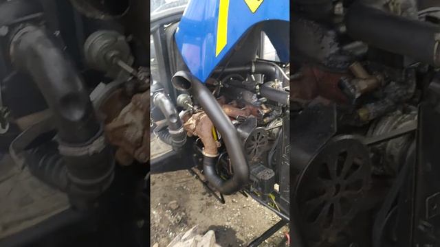 Установка турбины на минитрактор смотреть онлайн