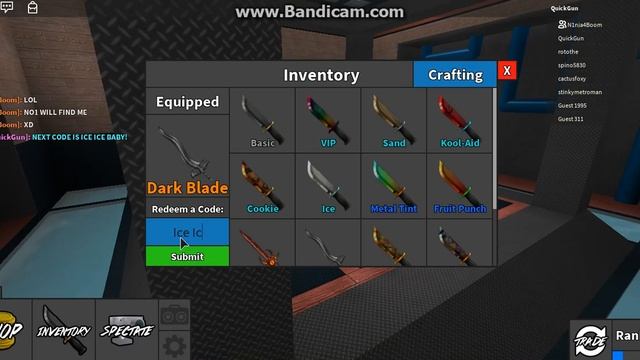 Roblox Assassin Knife Codes! смотреть онлайн