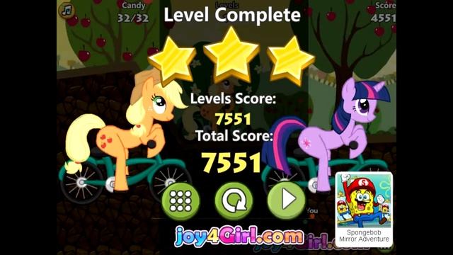 ИГРЫ ДЛЯ ДЕВОЧЕК- ПОНИ НА ВЕЛОСИПЕДЕ смотреть онлайн