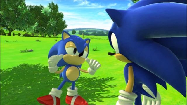 Classic Sonic learns how to homing attack смотреть онлайн