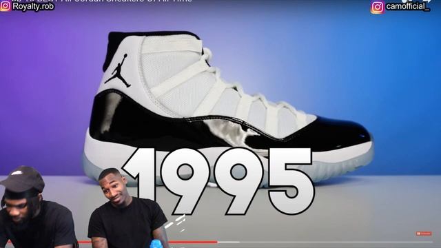 Top 10 BEST Air Jordan Sneakers Of All Time! THIS IS ANOTHER REASON WHY JORDAN IS THE GOAT! REACTIO смотреть онлайн