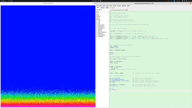 Doom Fire in the J programming language смотреть онлайн