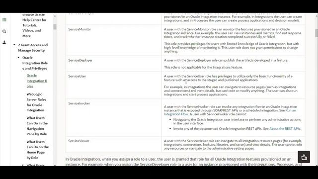 New Role Added in OIC, updates, Oracle Integration Roles and Privileges #oic #oracleintegrationclou смотреть онлайн