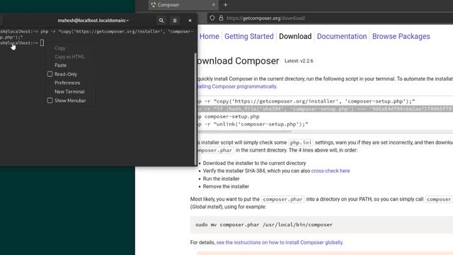 PHP Composer - How to Install Composer in OpenSuse Linux смотреть онлайн