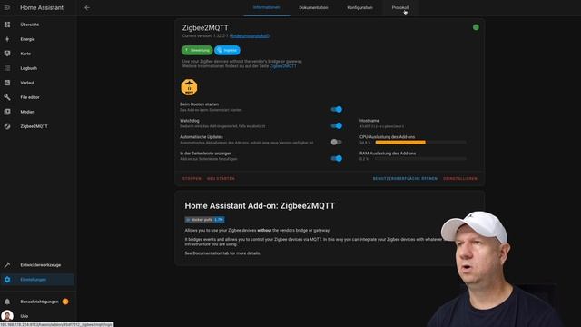 zigbee2mqtt + Mosquitto MQTT mit Sonoff Dongle Plus E in Home Assistant installieren und einrichten смотреть онлайн