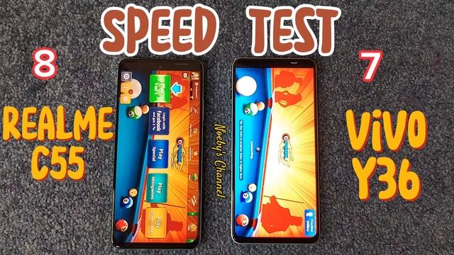 Realme C55 vs. Vivo Y36 4g | Speed Test смотреть онлайн