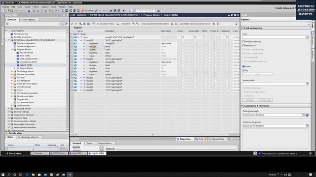 COM30. Ethernet CIP - Siemens S7-1200/S7-1500 (Client) and Allen-Bradley Micro800 (Server) смотреть онлайн