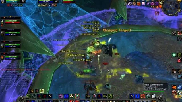 World of Warcraft - Gameplay - Unholy Death Knight DPS - Azjol-Nerub Heroic смотреть онлайн