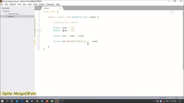 Java Programs Part-06 | Adding Two Numbers | Operators | Addition смотреть онлайн