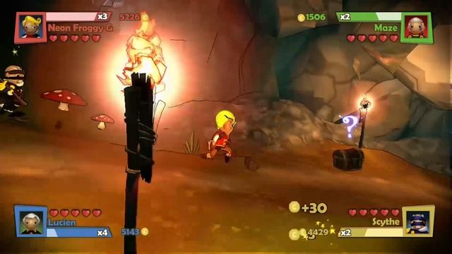 Fable Heroes Walkthrough part 4 Action Stage 4 Hobbie Caves (Retro Game) смотреть онлайн