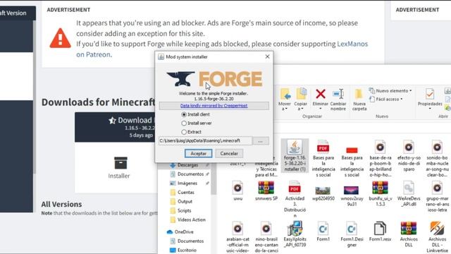 ✅TUTORIAL COMO INSTALAR MODS EN MINECRAFT 2022 II DEMON SLAYER //JAVA 1.16 -1.16.5 II смотреть онлайн