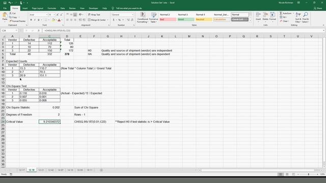 Chi Square and Correlation смотреть онлайн