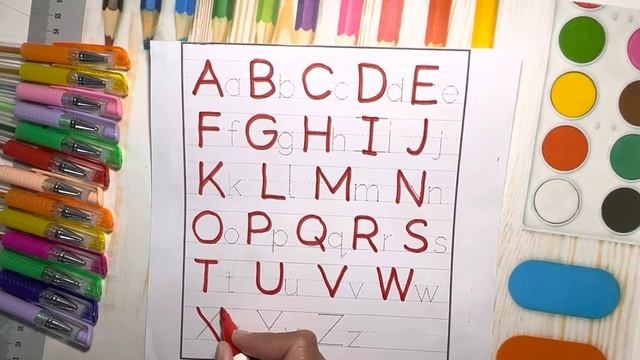Tracing alphabets |dotted alphabets |dotted capital abc|dotted small and capital alphabets смотреть онлайн