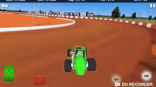 Dirt Racing Mobile #9 - Race #1 305 Non-winged sprintcar смотреть онлайн