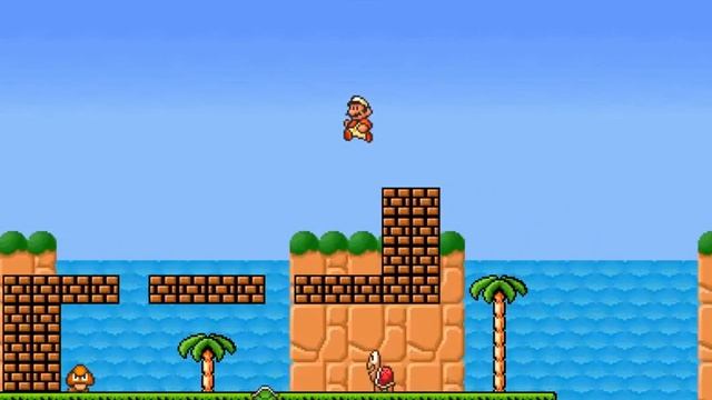 Bowser gets the axe - Super Mario Bros. 0[Super Mario Bros X] смотреть онлайн