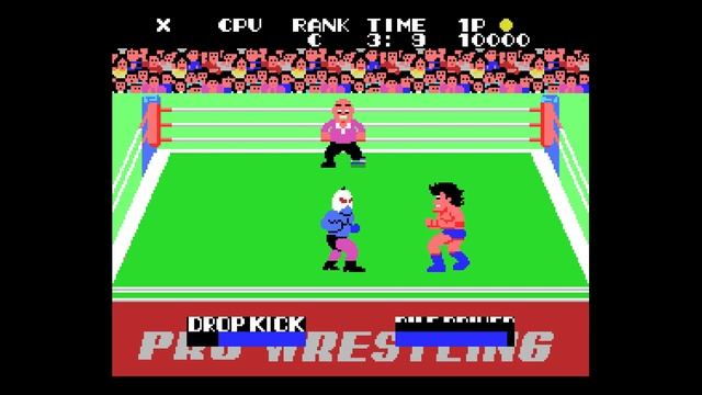 MSX Game: Champion Pro Wrestling (1985 SEGA) смотреть онлайн