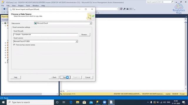 2. Import Excel File in SQL Server | Import EXCEL to SQL SERVER | SQL Tutorials for Beginners смотреть онлайн