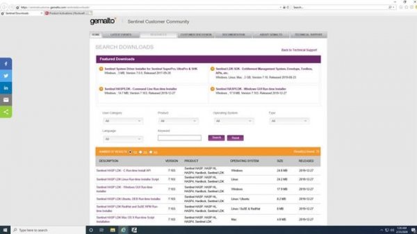 FactoryTalk USB Dongle HASP Key and Drivers