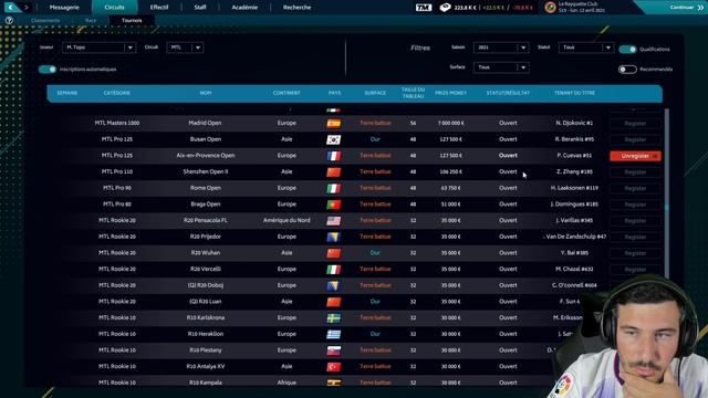 PREMIÈRE FINALE EN VUE ET RETOUR DE SALMA !!! : Tennis Manager 2021 #7 смотреть онлайн